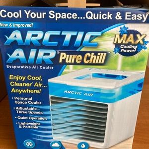 Ontel artic air fan  hill evaporative ultra portable